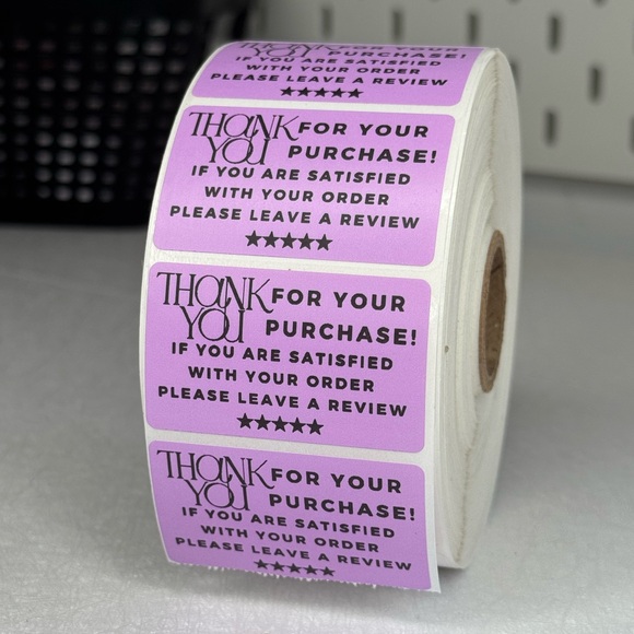 Thank you sticker , please leave a 5 start review , thank you for your purchase - Picture 2 of 11